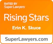 Super Lawyers® badge for Erin K. Skuce