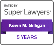 Super Lawyers® badge for Kevin M. Gilligan
