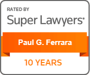 Super Lawyers® badge for Paul G. (PG) Ferrara