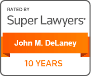 Super Lawyers® badge for John M. DeLaney