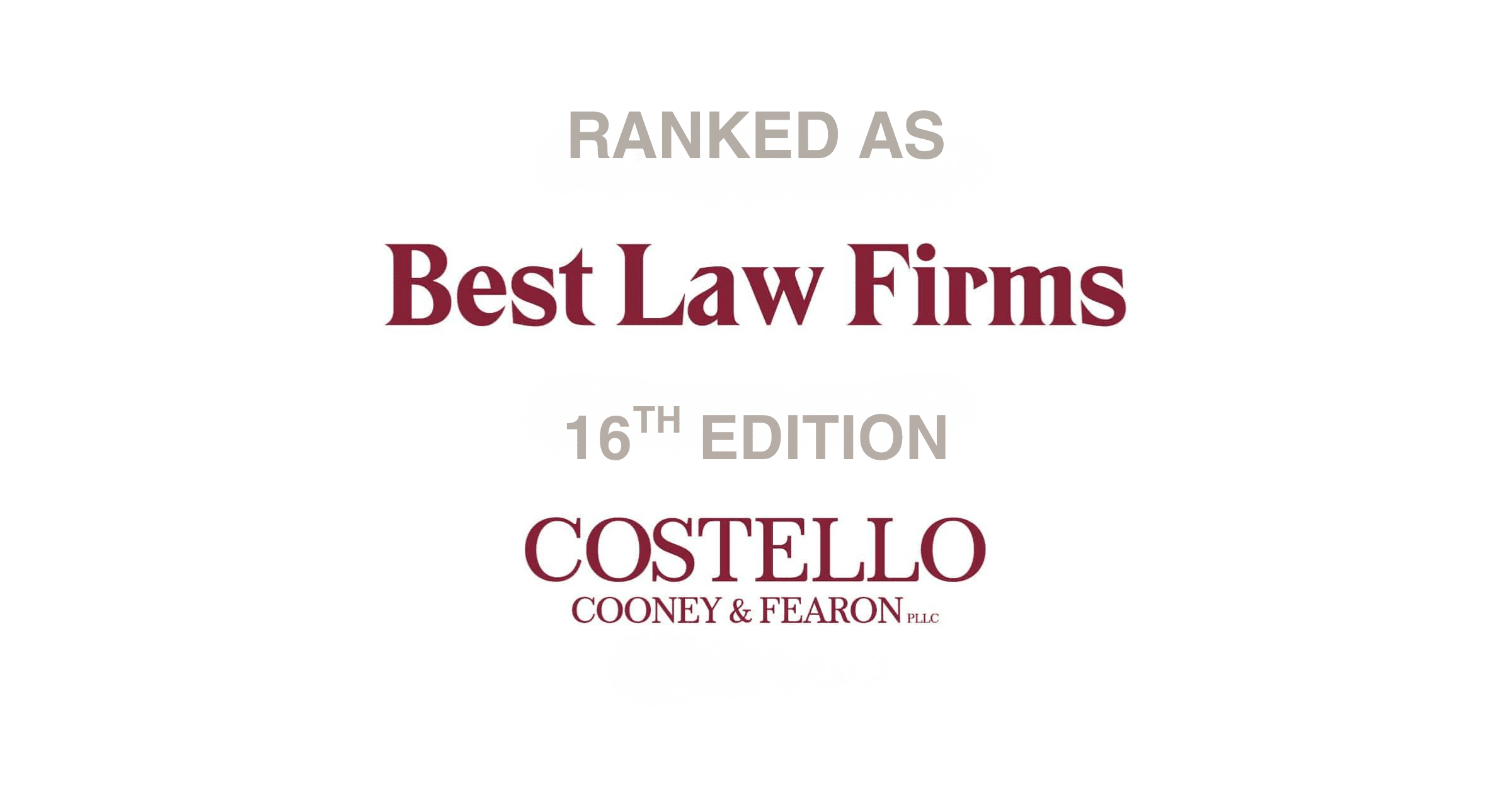 Costello, Cooney & Fearon Recognized in “Best Law Firm” Rankings as Top ...